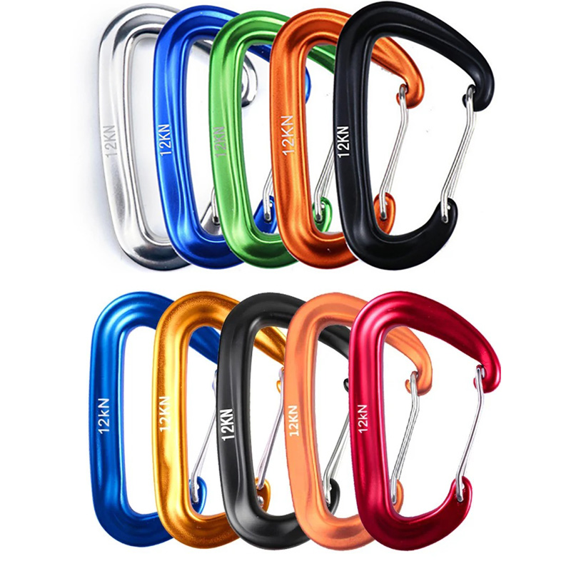 Carabiners Aluminum 12Kn Heavy Duty - Karabińczyk aluminiowy o dużej wytrzymałości 12kN,