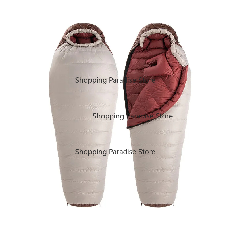 Sleeping Bag 4 Season Down Winter - Śpiwór puchowy typu mumia, ultralekki, 4-sezonowy,