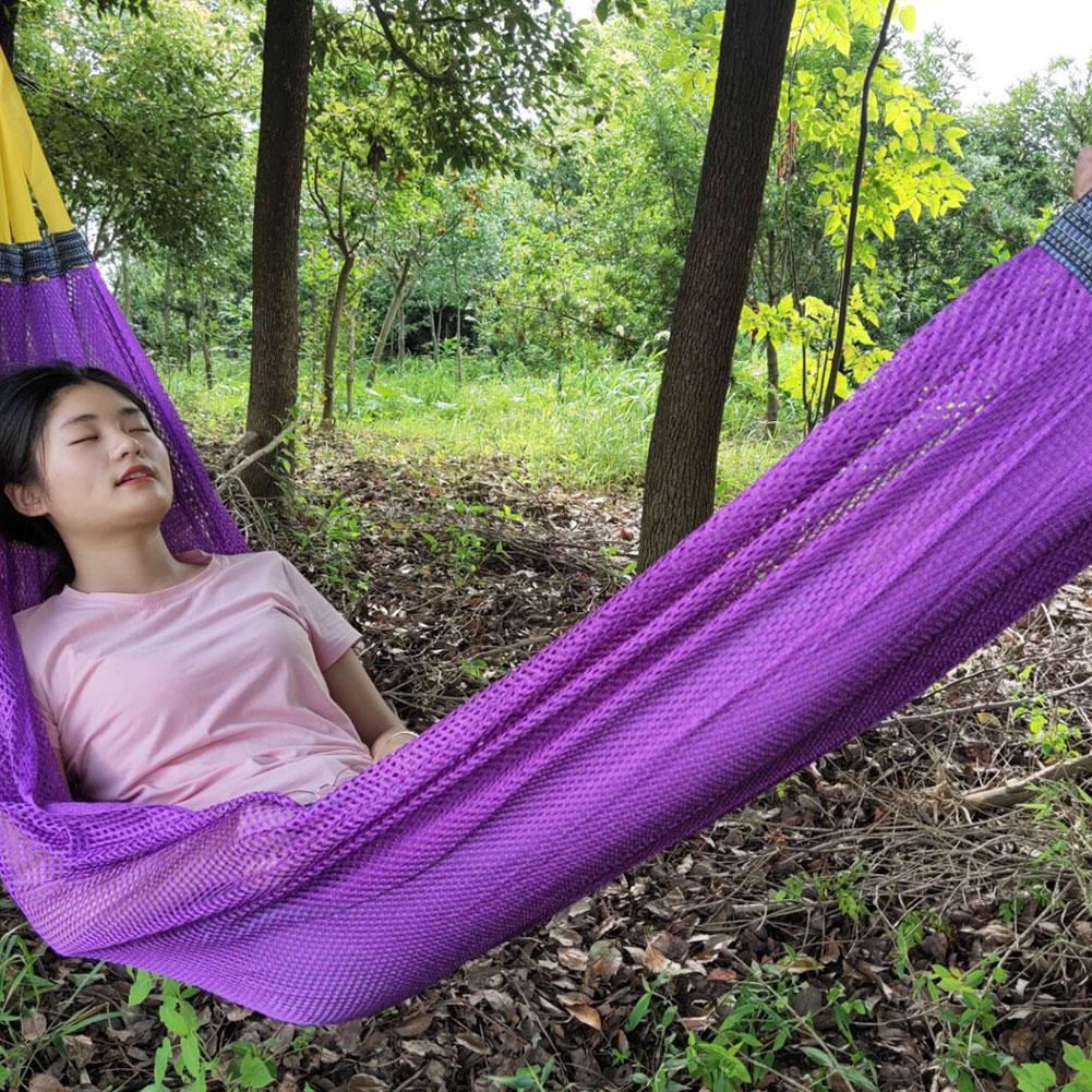Double Hammock Portable Parachute Nylon - Przenośny nylonowy hamak z tkaniny spadochronowej,