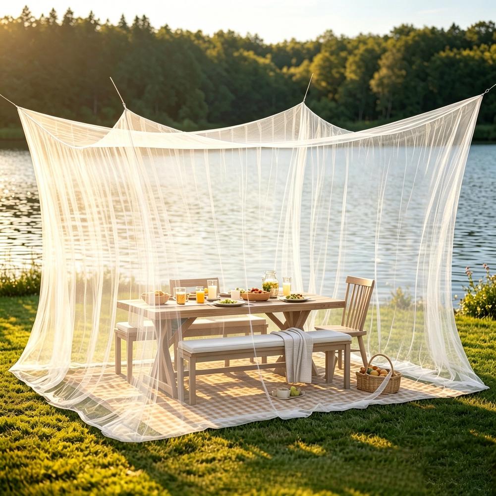 Duża zewnętrzna moskitiera z o – Camping Hammock With Mosquito Net Rainfly recenzja i cena