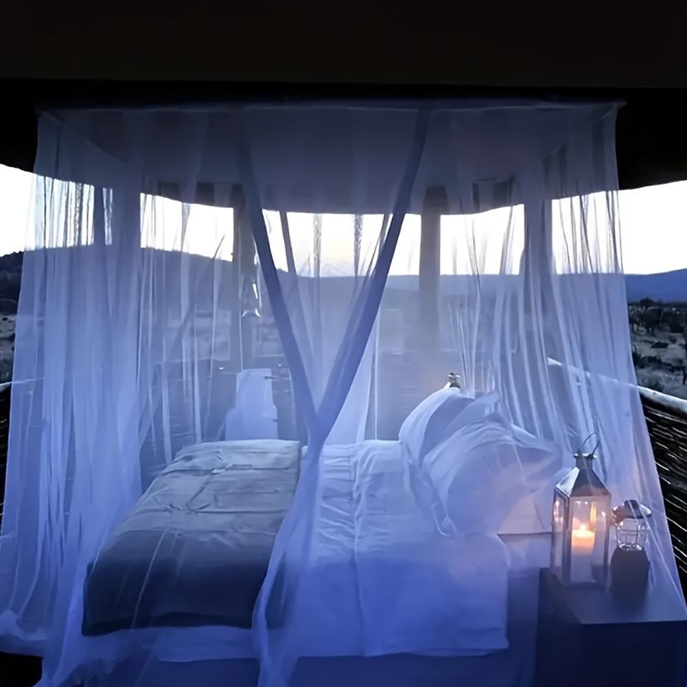 Bardzo duża zewnętrzna siatka  – Camping Hammock With Mosquito Net Rainfly recenzja i cena