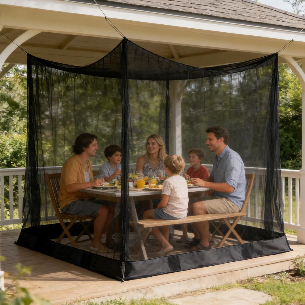 Bardzo duża zewnętrzna siatka  – Camping Hammock With Mosquito Net Rainfly recenzja i cena