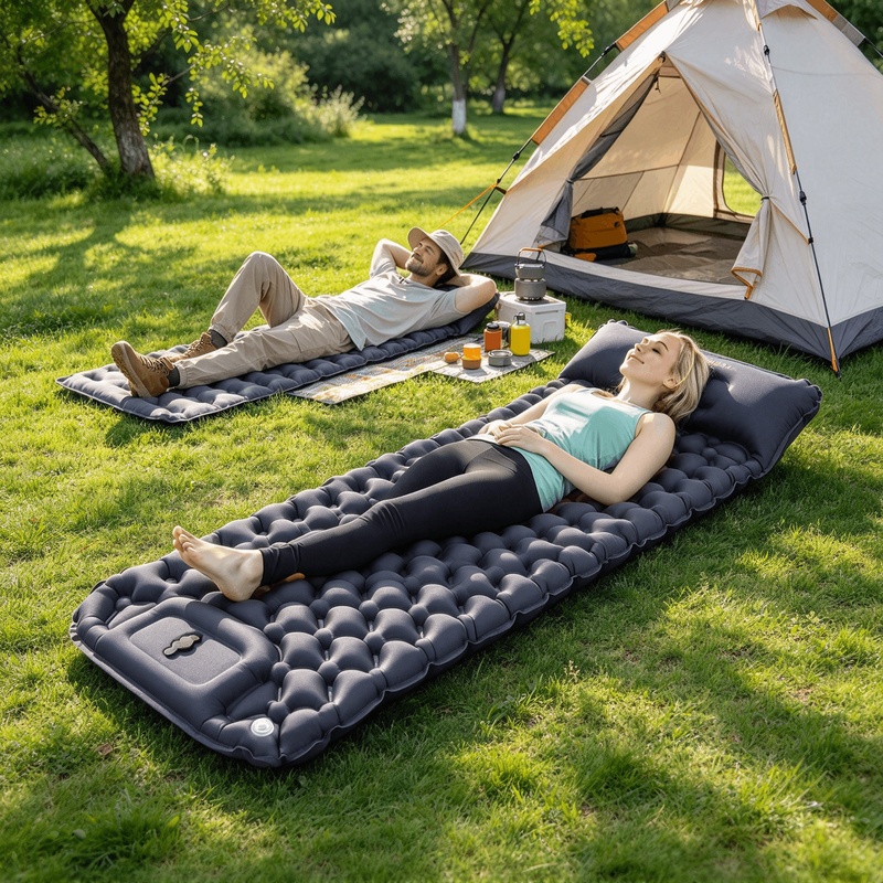 Nadmuchiwana mata do spania na – Camping Air Mattress Built In Pump recenzja i cena