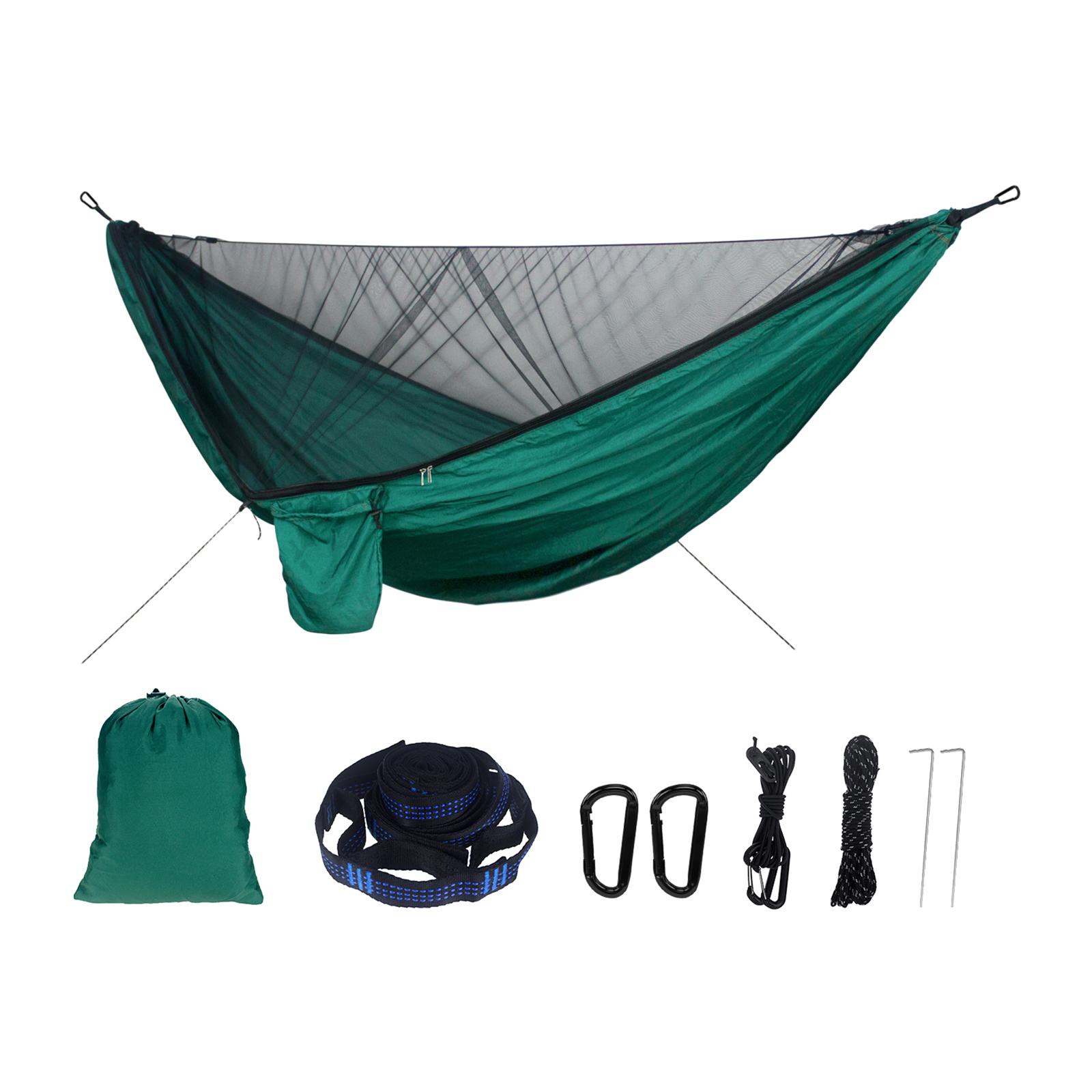 Podwójna hamak kempingowy z mo – Double Hammock Portable Parachute Nylon recenzja i cena