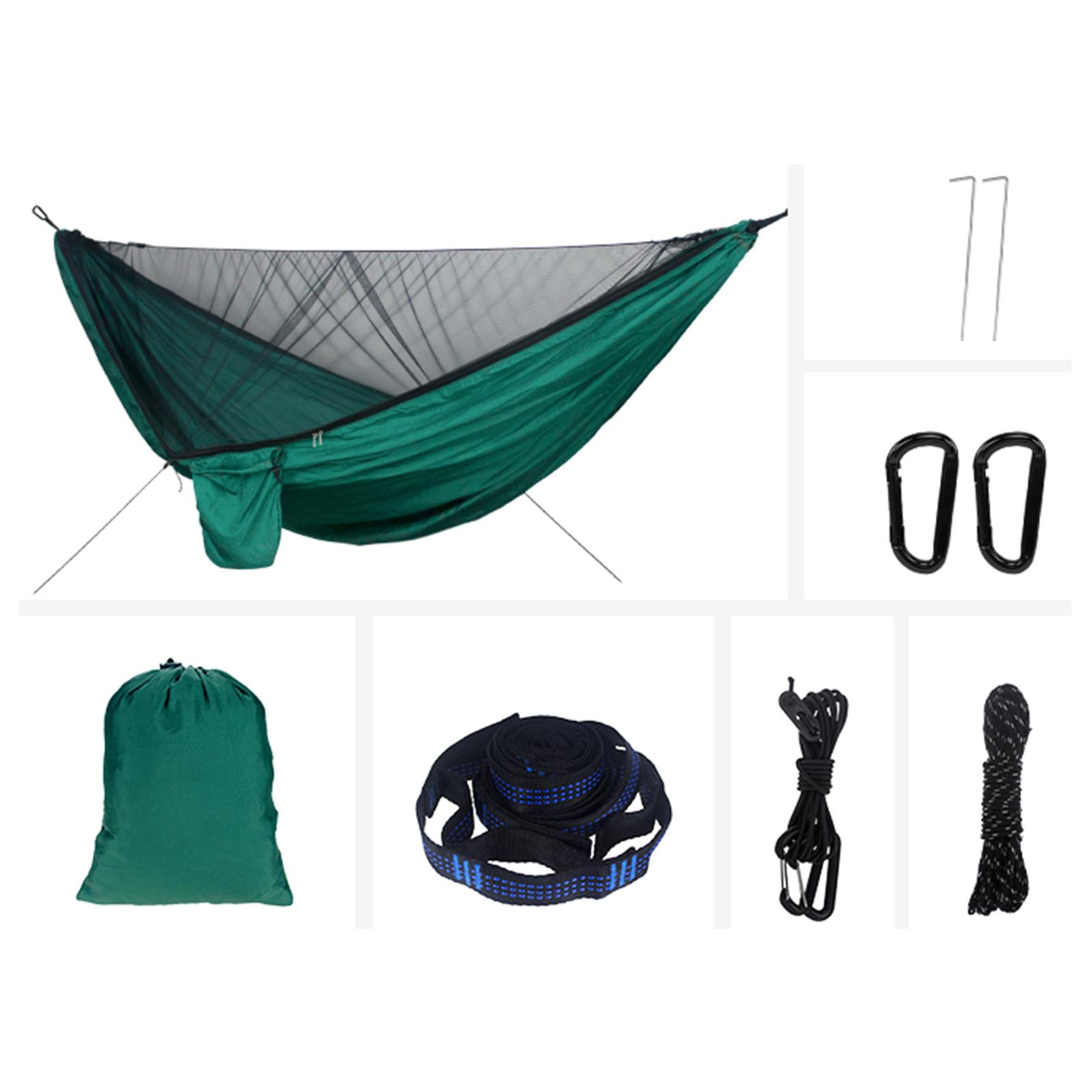 Podwójna hamak kempingowy z mo – Double Hammock Portable Parachute Nylon recenzja i cena