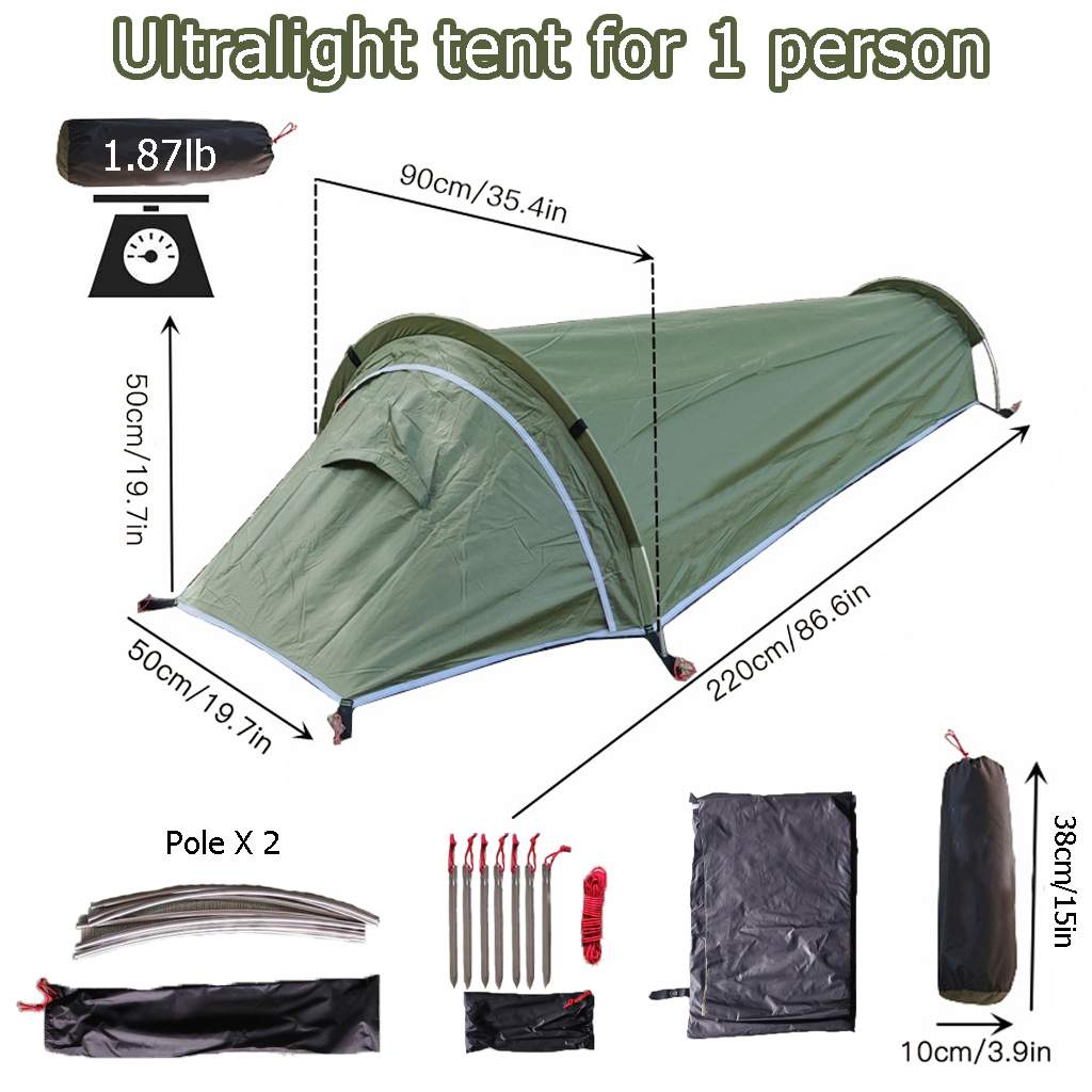 Darmowa wysyłka - Ultralekki n – Ultralight Bivy Tent 1 Person Waterproof recenzja i cena