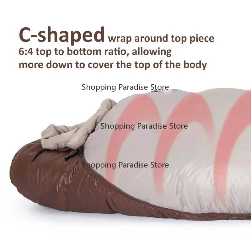 Śpiwór puchowy typu mumia, ult – Sleeping Bag 4 Season Down Winter recenzja i cena