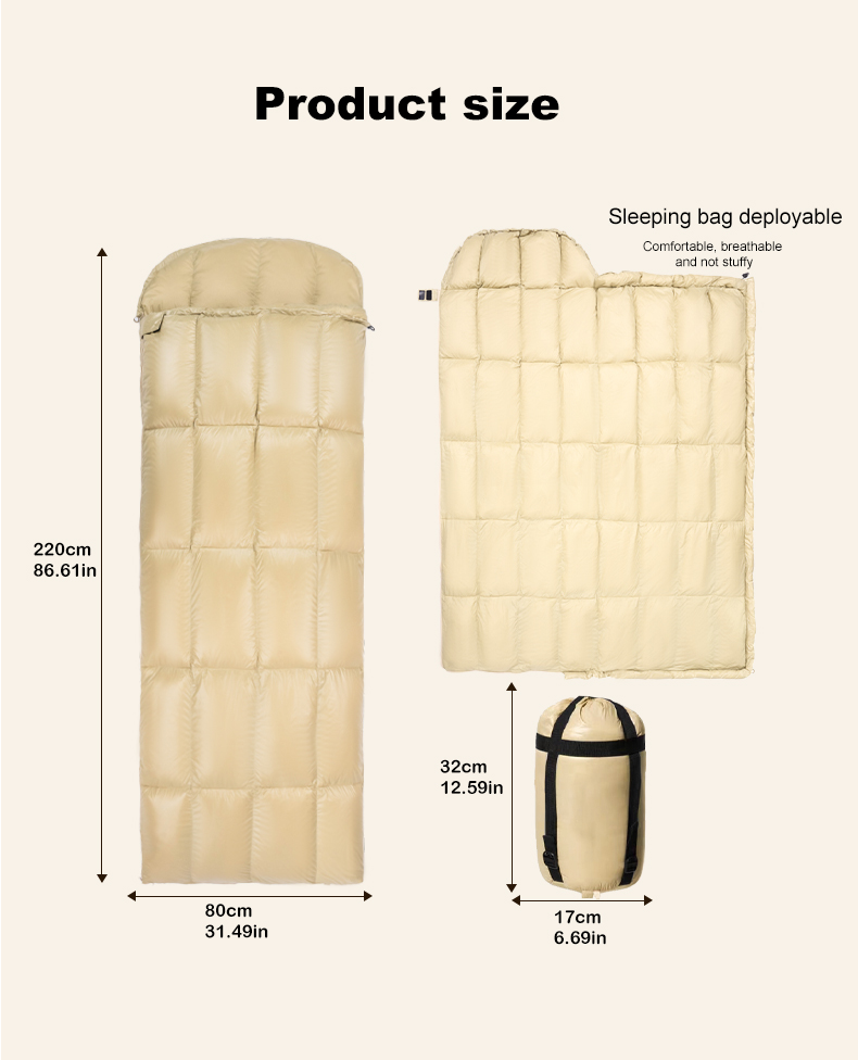 Ultralekki, czterosezonowy nyl – Sleeping Bag 4 Season Down Winter recenzja i cena
