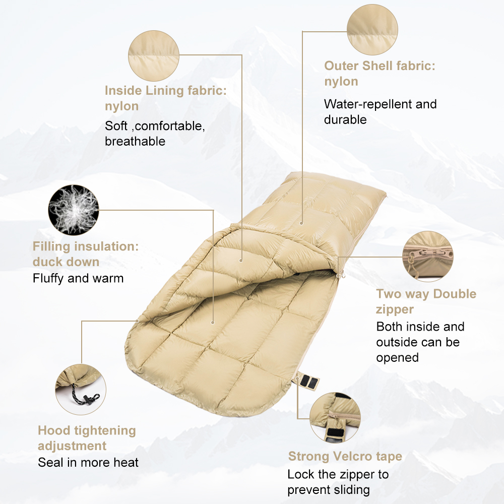 Ultralekki, czterosezonowy nyl – Sleeping Bag 4 Season Down Winter recenzja i cena