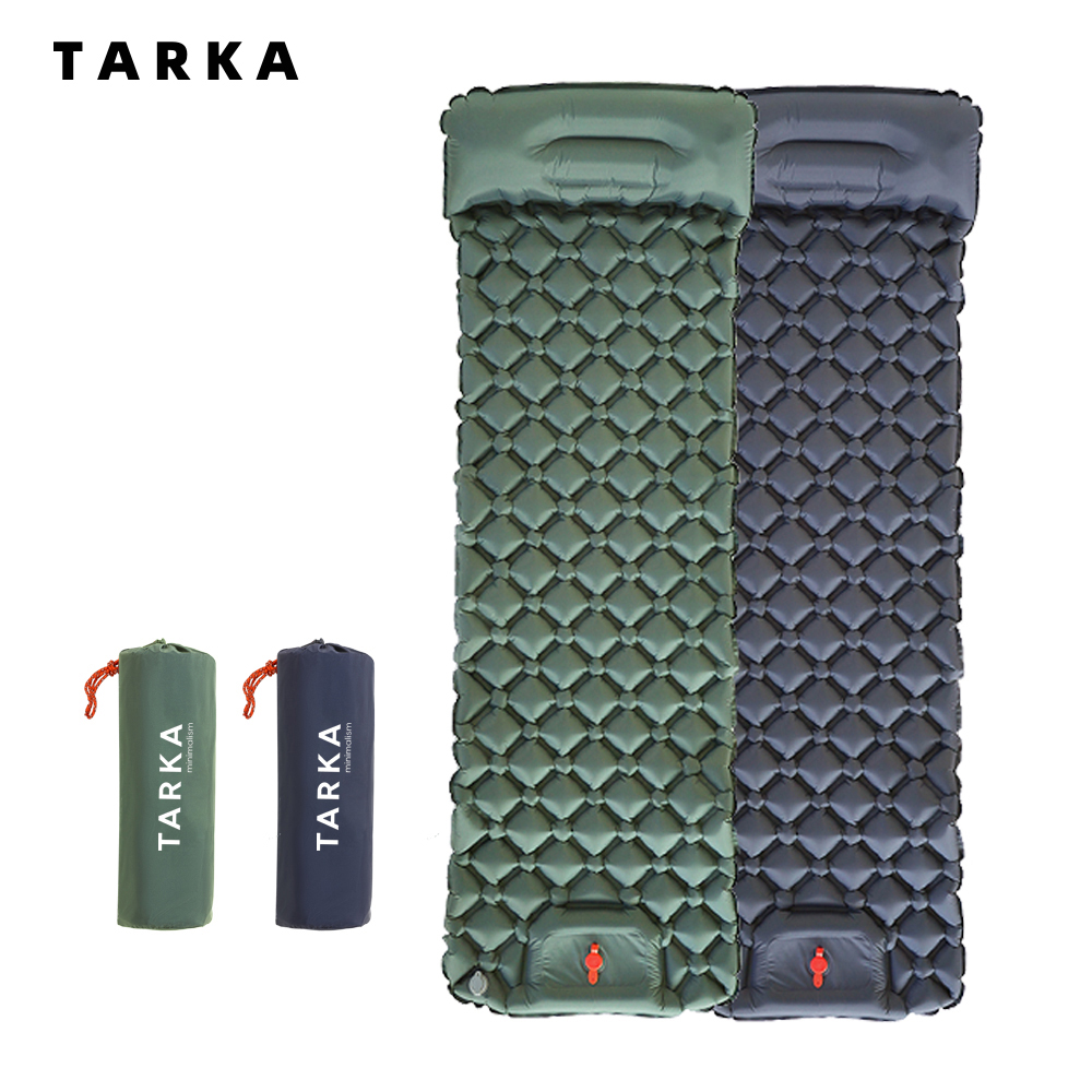 TARKA – dmuchane materace kemp – Inflatable Camping Sleeping Pad Pillow recenzja i cena