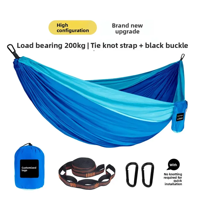 Przenośna, lekka, nylonowa ham – Double Hammock Portable Parachute Nylon recenzja i cena