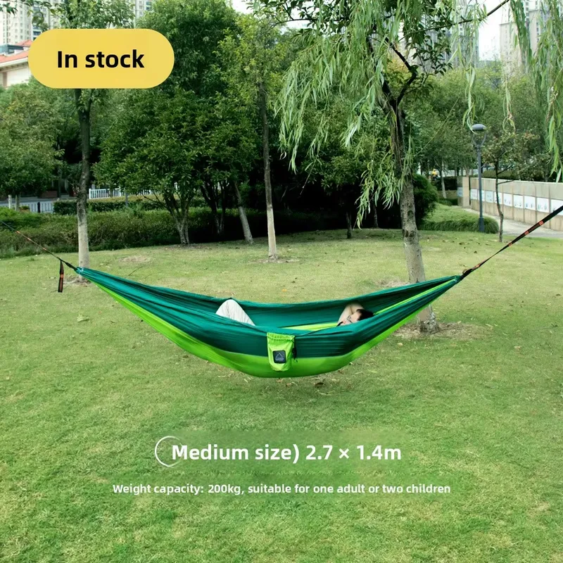 Przenośna, lekka, nylonowa ham – Double Hammock Portable Parachute Nylon recenzja i cena