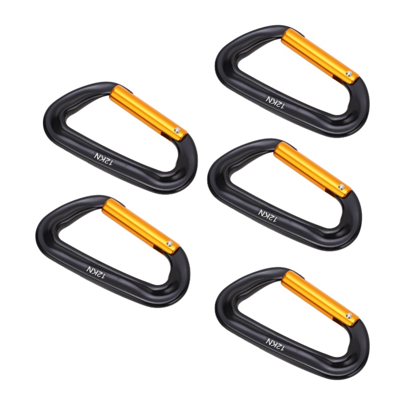 5 szt. karabinków wspinaczkowy – Carabiners Aluminum 12Kn Heavy Duty recenzja i cena