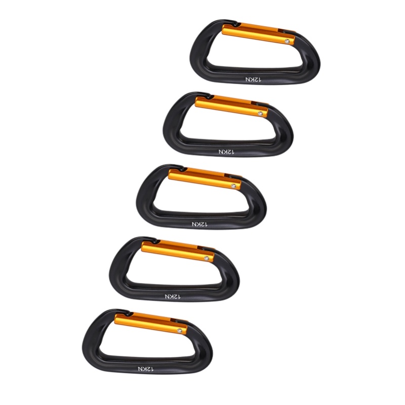 5 szt. karabinków wspinaczkowy – Carabiners Aluminum 12Kn Heavy Duty recenzja i cena