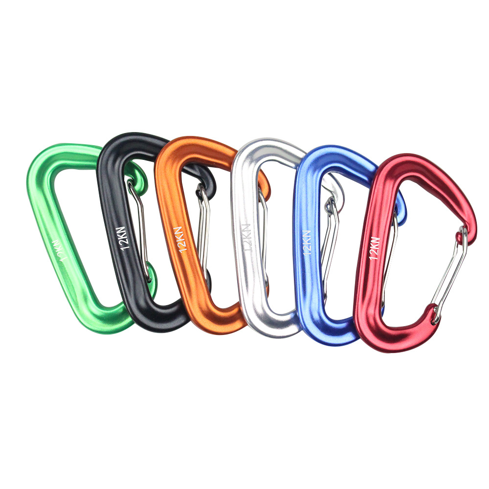 Zestaw 6 karabińczyków 12kN z  – Carabiners Aluminum 12Kn Heavy Duty recenzja i cena
