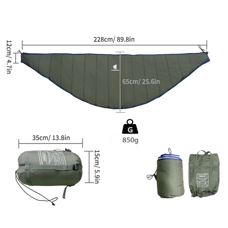 Przenośny hamak z podszewką oc – Underquilt For Camping Hammock Cold Weather recenzja i cena