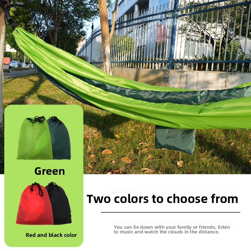 Przenośny hamak kempingowy 270 – Double Hammock Portable Parachute Nylon recenzja i cena