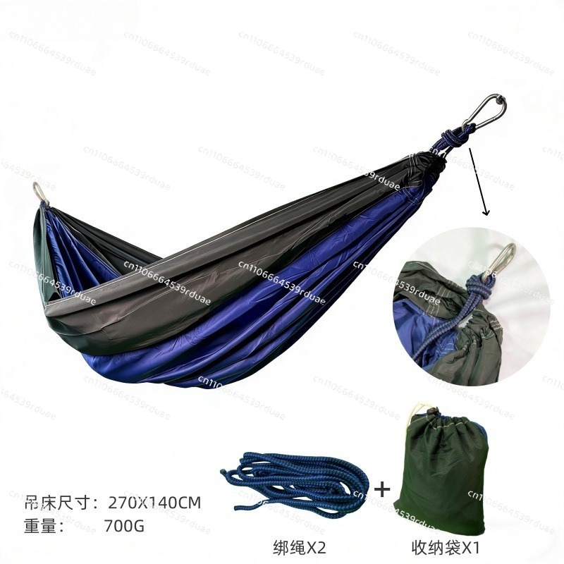 Hamak z nylonowej tkaniny spad – Double Hammock Portable Parachute Nylon recenzja i cena