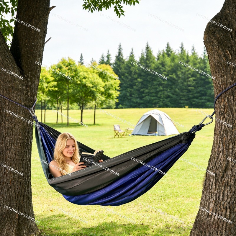 Hamak z nylonowej tkaniny spad – Double Hammock Portable Parachute Nylon recenzja i cena