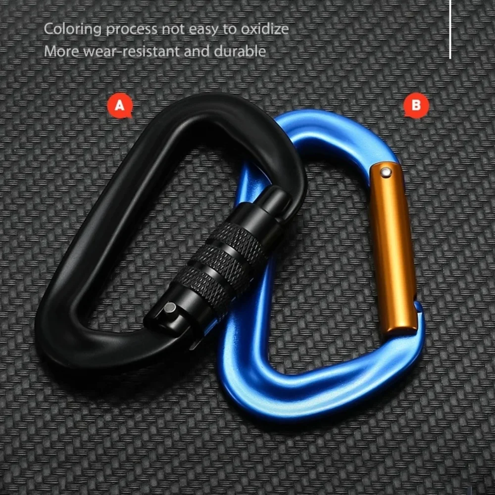 Karabinek w kształcie litery D – Carabiners Aluminum 12Kn Heavy Duty recenzja i cena