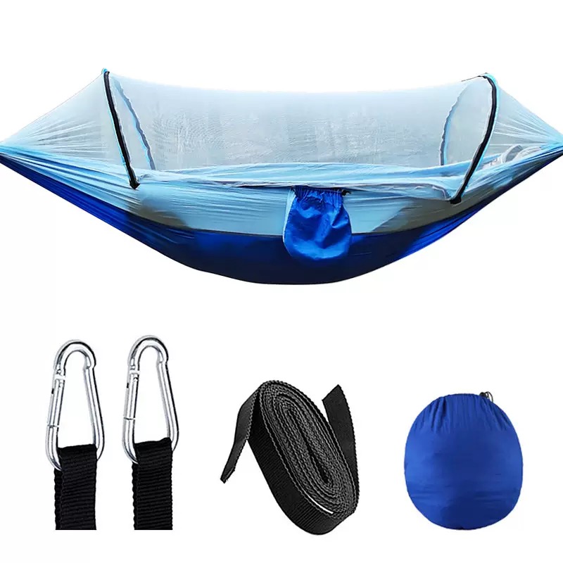 Hamak kempingowy 2w1 z moskiti – Camping Hammock With Mosquito Net Rainfly recenzja i cena