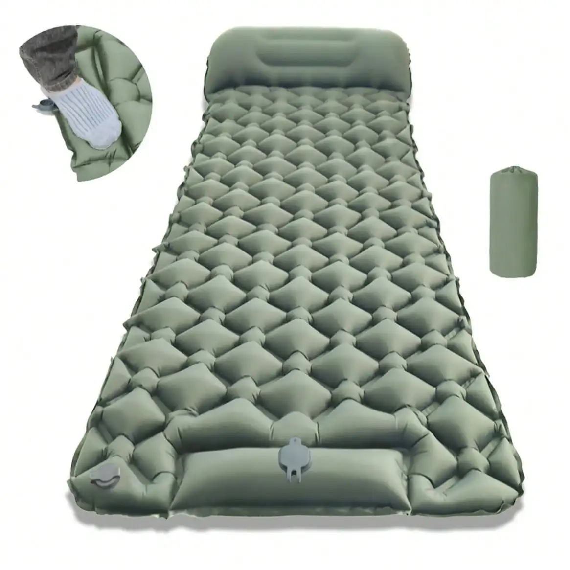 Ultralekki, nadmuchiwany mater – Camping Air Mattress Built In Pump recenzja i cena