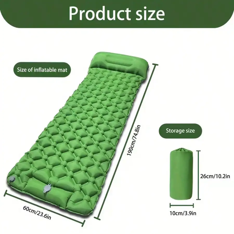 Ultralekki, nadmuchiwany mater – Camping Air Mattress Built In Pump recenzja i cena