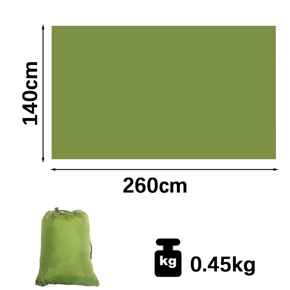 2,6 m – przenośna hamak z nylo – Double Hammock Portable Parachute Nylon recenzja i cena
