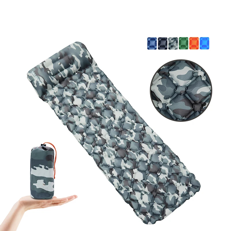 Outdoor Camping karimata skład – Inflatable Camping Sleeping Pad Pillow recenzja i cena