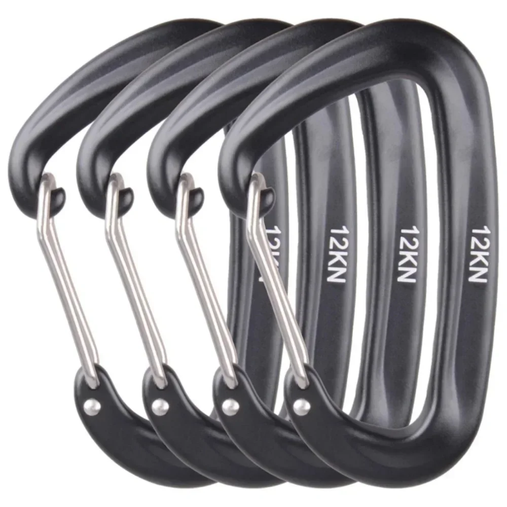 Zestaw 4 karabińczyków 12kN, k – Carabiners Aluminum 12Kn Heavy Duty recenzja i cena