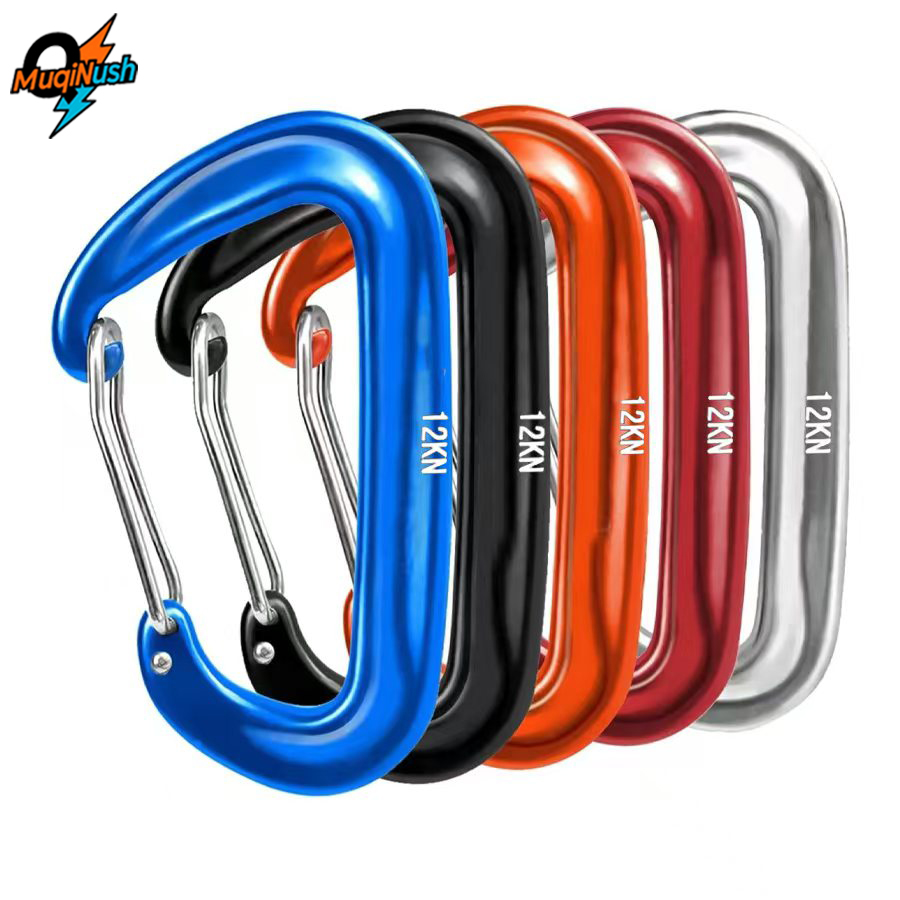 MuqiNush 5 szt. karabińczyków  – Carabiners Aluminum 12Kn Heavy Duty recenzja i cena