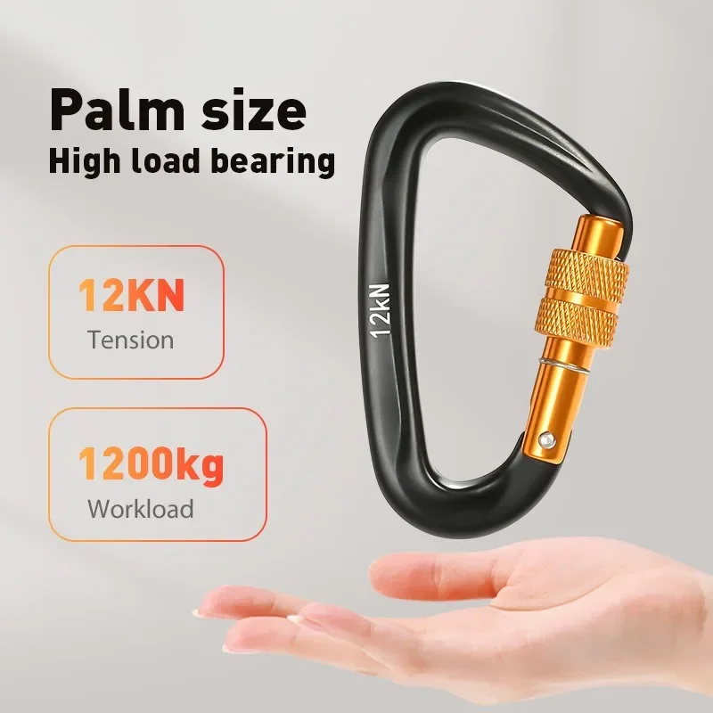 Wytrzymały karabińczyk z bloka – Carabiners Aluminum 12Kn Heavy Duty recenzja i cena
