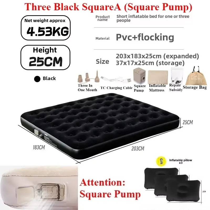 Nadmuchiwany materac powietrzn – Camping Air Mattress Built In Pump recenzja i cena