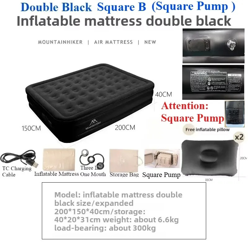 Nadmuchiwany materac powietrzn – Camping Air Mattress Built In Pump recenzja i cena