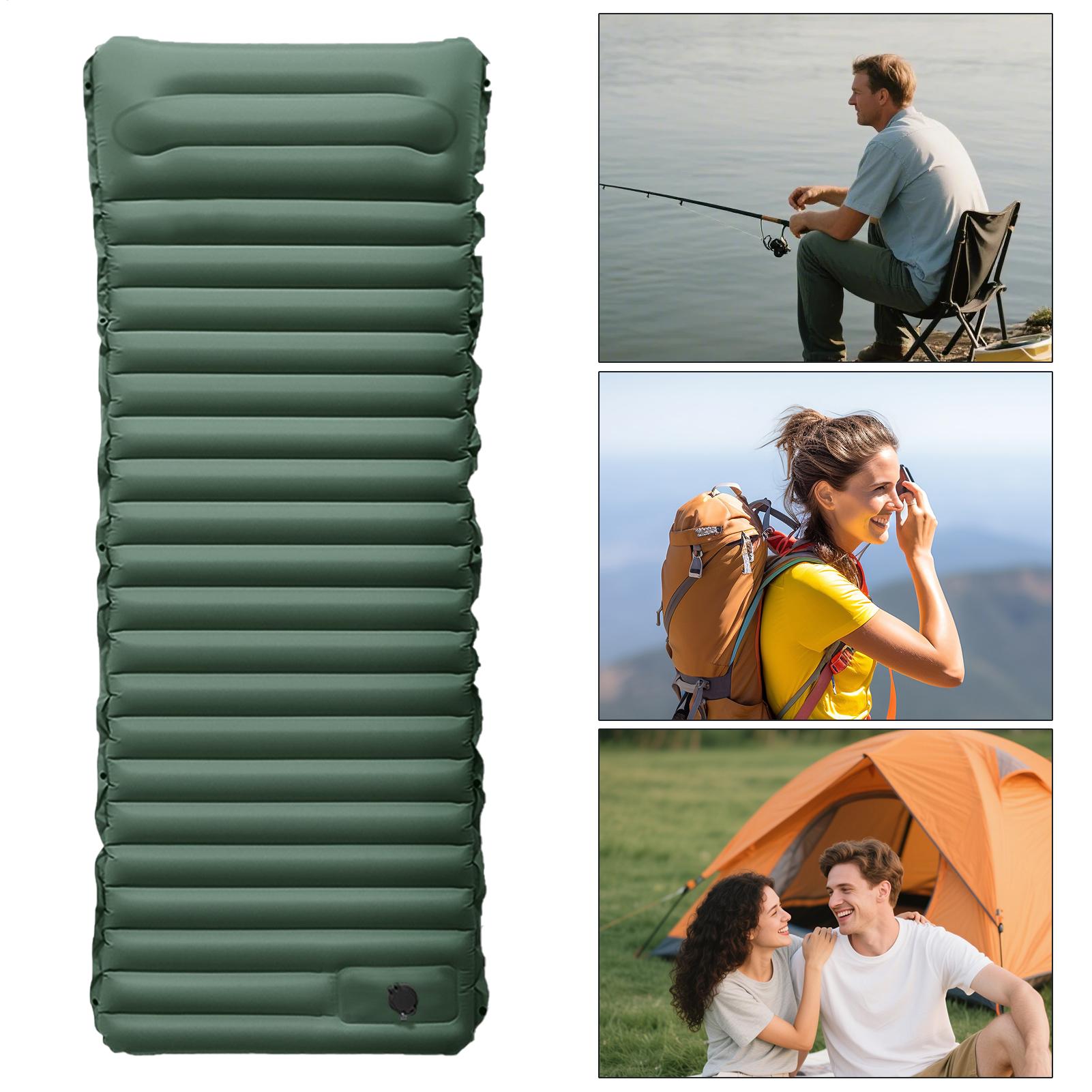 Lekka dmuchana mata kempingowa – Inflatable Camping Sleeping Pad Pillow recenzja i cena