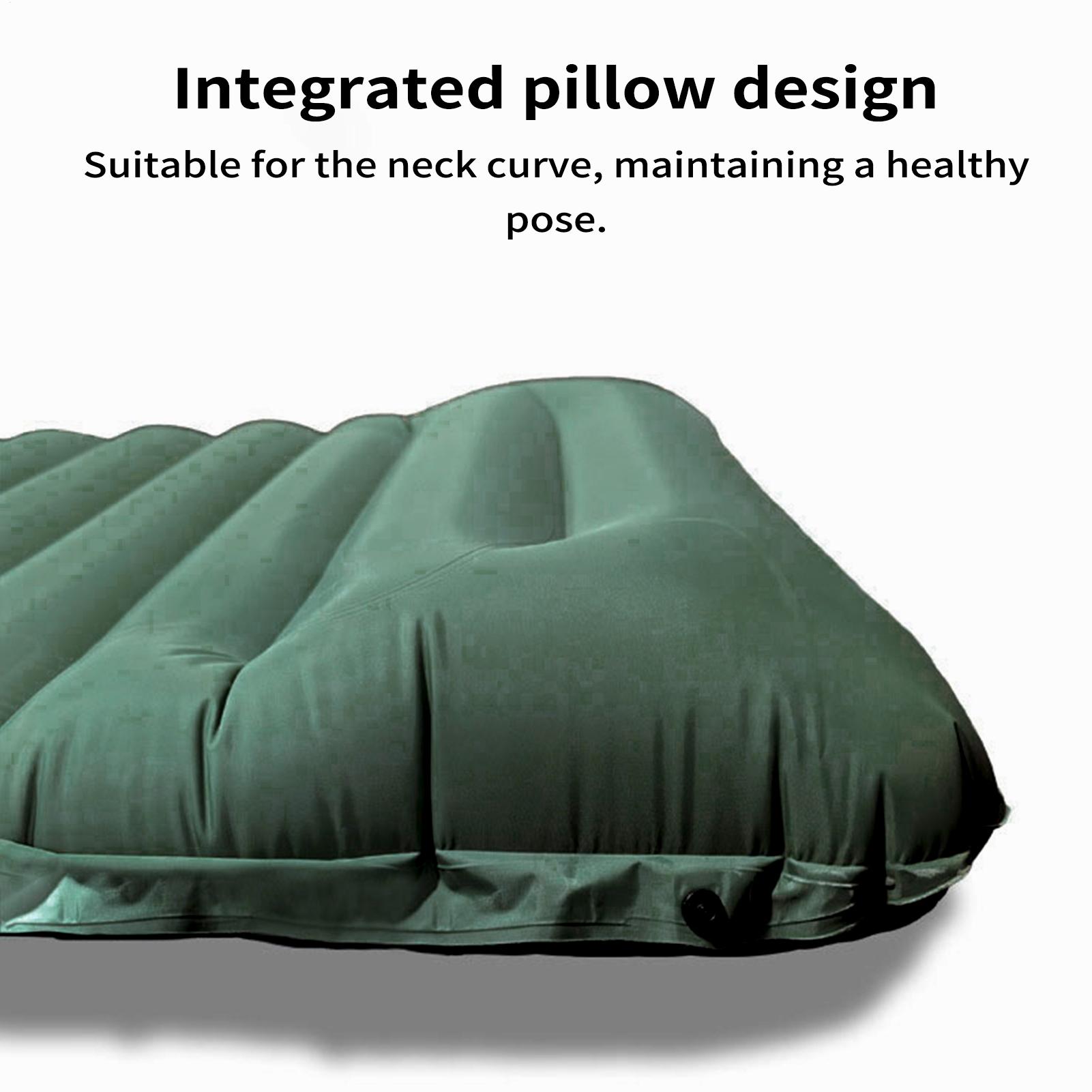 Lekka dmuchana mata kempingowa – Inflatable Camping Sleeping Pad Pillow recenzja i cena