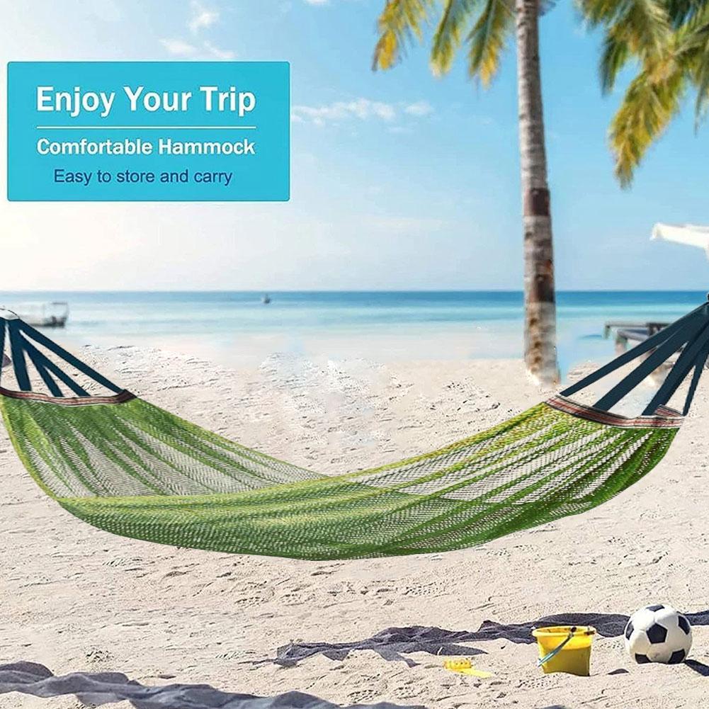 Przenośny nylonowy hamak z tka – Double Hammock Portable Parachute Nylon recenzja i cena