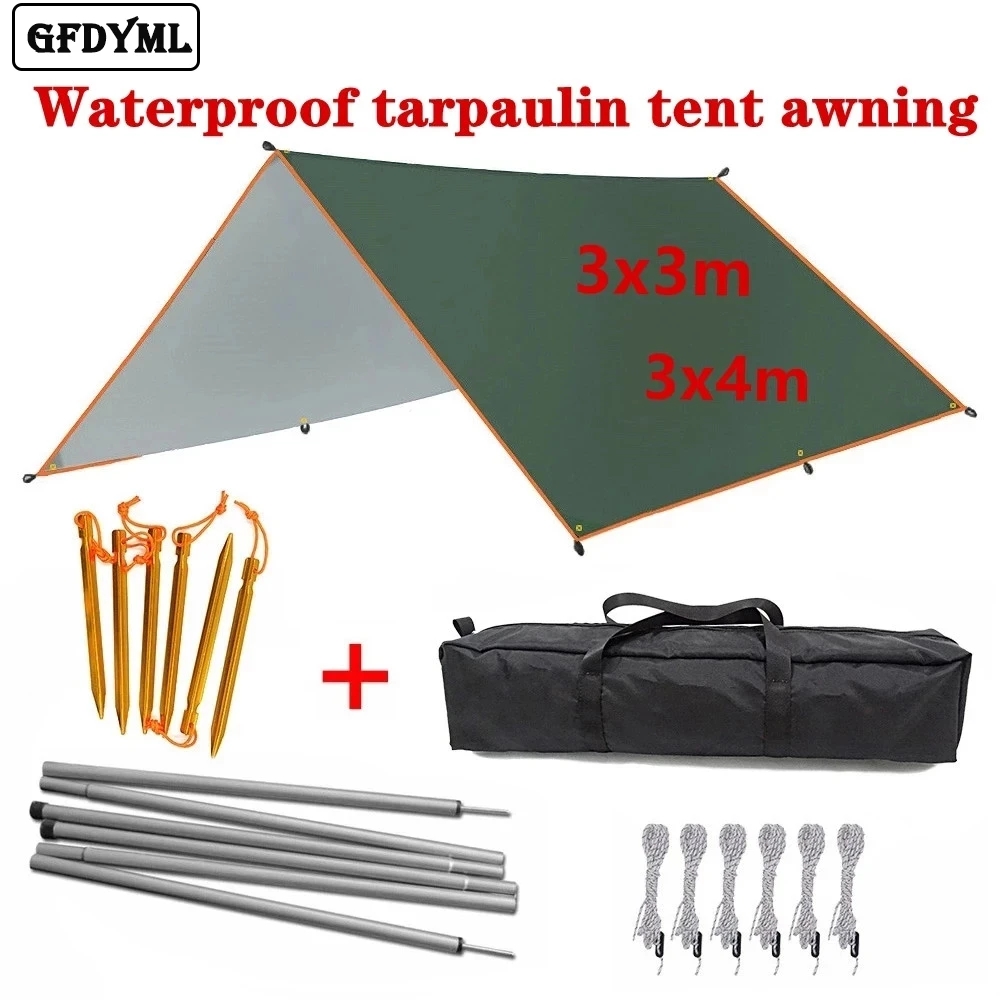 4x3m 3x3m markiza wodoodporny  – Hammock Rain Fly Tarp Waterproof 3X3M recenzja i cena