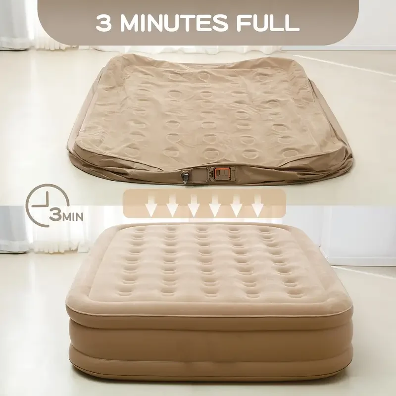 Materac dmuchany do wnętrz, ma – Camping Air Mattress Built In Pump recenzja i cena