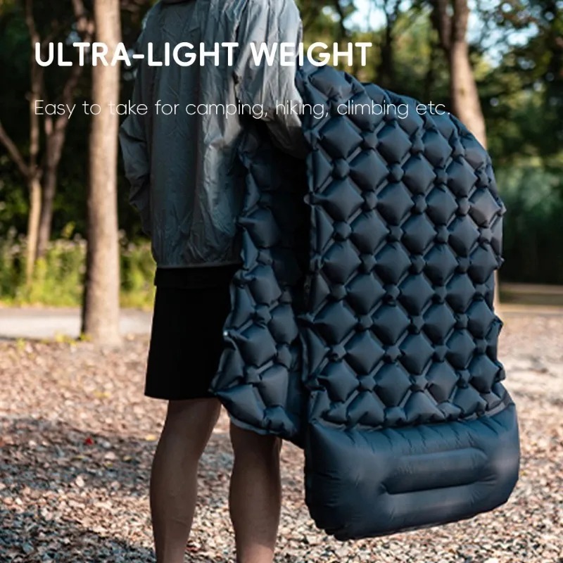 Nadmuchiwane maty kempingowe M – Inflatable Camping Sleeping Pad Pillow recenzja i cena