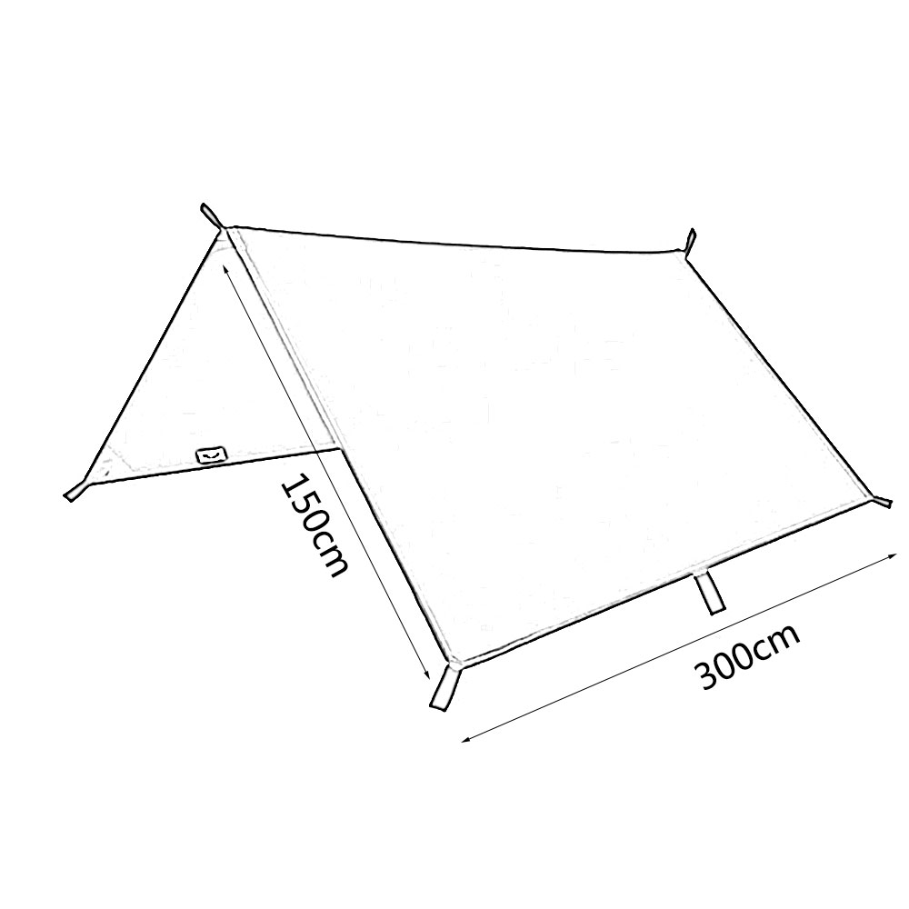 Namiot Plażowy 3x3m Wodoodporn – Hammock Rain Fly Tarp Waterproof 3X3M recenzja i cena